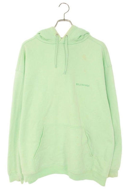 Balenciaga 600583 Tlvb8 Back Logo Embroidery Pullover Hoodie Men's S