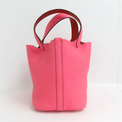 Hermes Picotin Rock PM Eclat Rose Azalea Terbatie Taurillon Clemence