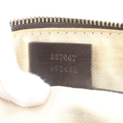 Gucci GG Canvas Lovely Heart Leather Tote Bag Mini Boston Shoulder Hand 257067