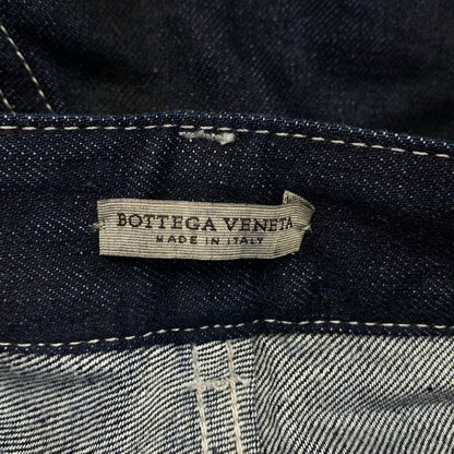 Bottega Veneta - Quilted Zip Denim Pants - 44 - Indigo - Men's