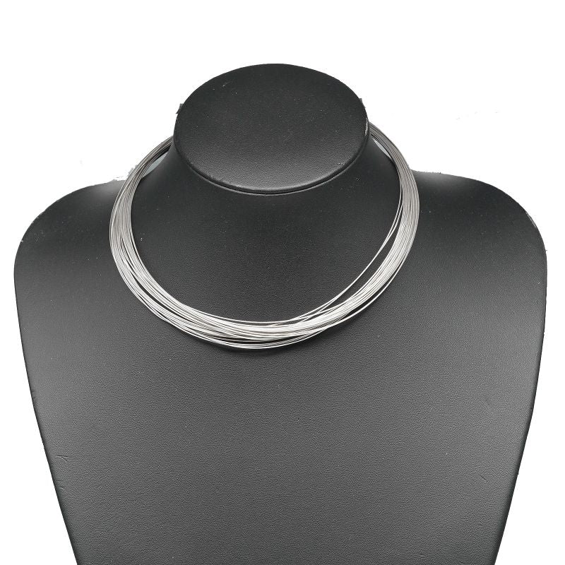 Tiffany & Co 30 Wire Vintage Silver 925 Women 29.2g Necklace