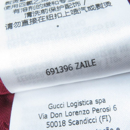 Gucci 691396 Tweed Shorts With Horseshoe Buttons Red Greenish 42 Made In Italy