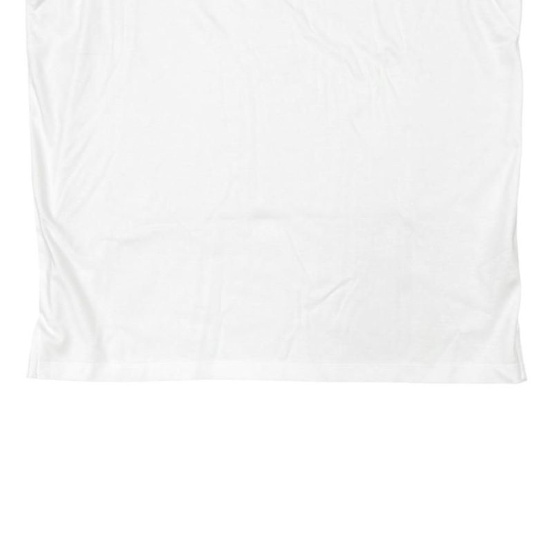 Hermes Short Sleeve T-Shirt Stitching Size S Cotton White Blue Hermes Unused