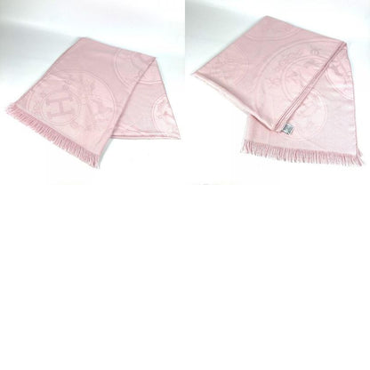 Hermes Stole New Livris Cashmere Rose Pearl Pink
