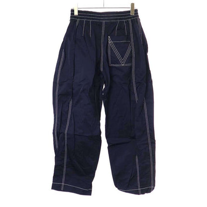 Bottega Veneta 24ss Tech Nylon Wide Tapered Pants 768000 Vf4k0 Navy S