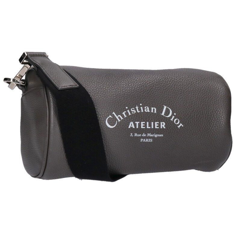 Dior Atelier Logo Leather Shoulder Bag Men's