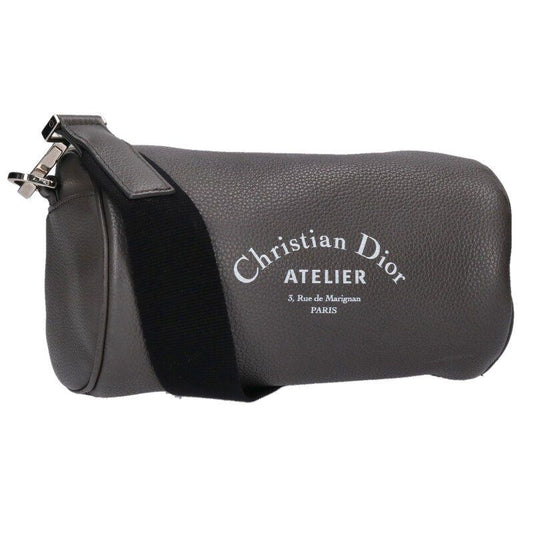 Dior Atelier Logo Leather Shoulder Bag Men's