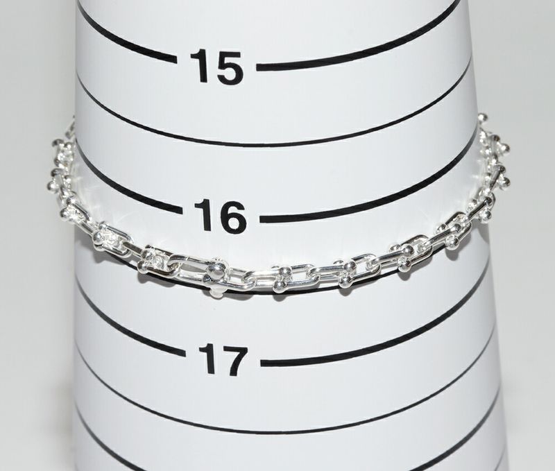 Tiffany & Co Bracelet SV Hardware Micro Link Bracelet Medium
