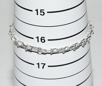 Tiffany & Co Bracelet SV Hardware Micro Link Bracelet Medium