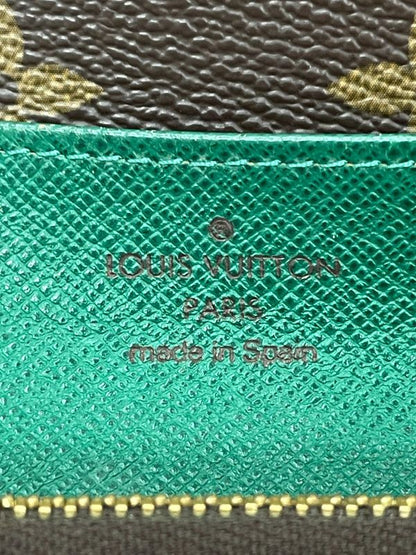 Louis Vuitton Monogram Portefeuille Emilie Zipper Long Wallet M60137 Brown And