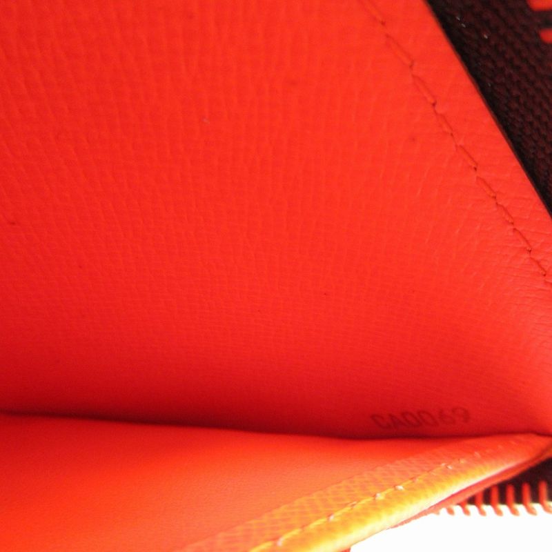 Louis Vuitton M93711 Monogram Graffiti Zippy Wallet Orange 0081 Louis Vuitton