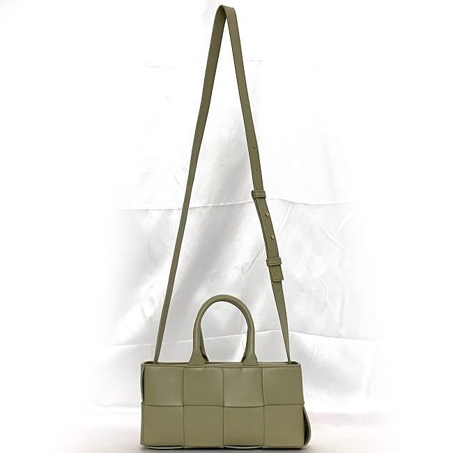Bottega Veneta 2 way Bag Mini East West Light Green