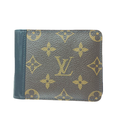 Louis Vuitton Men's Bifold Wallet Monogram Macassar Portefeuille Gaspar