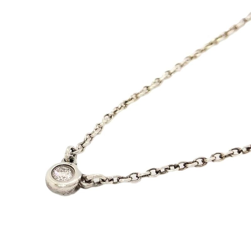 Tiffany & Co Tiffany & Co By-the-yard Necklace With Diamonds Sv925 16g Silver