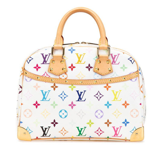 Louis Vuitton Monogram Multicolor Trouville Studded M92663 Bronze White PVC