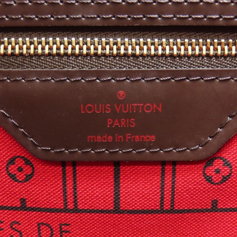 Louis Vuitton N51105 Neverfull MM Old Tote Bag Damier Canvas Women