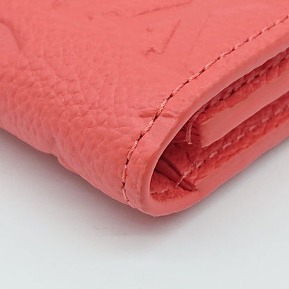 Unused Current Louis Vuitton Portmonnaie Rosalie Compact Wallet Pink IC Chip