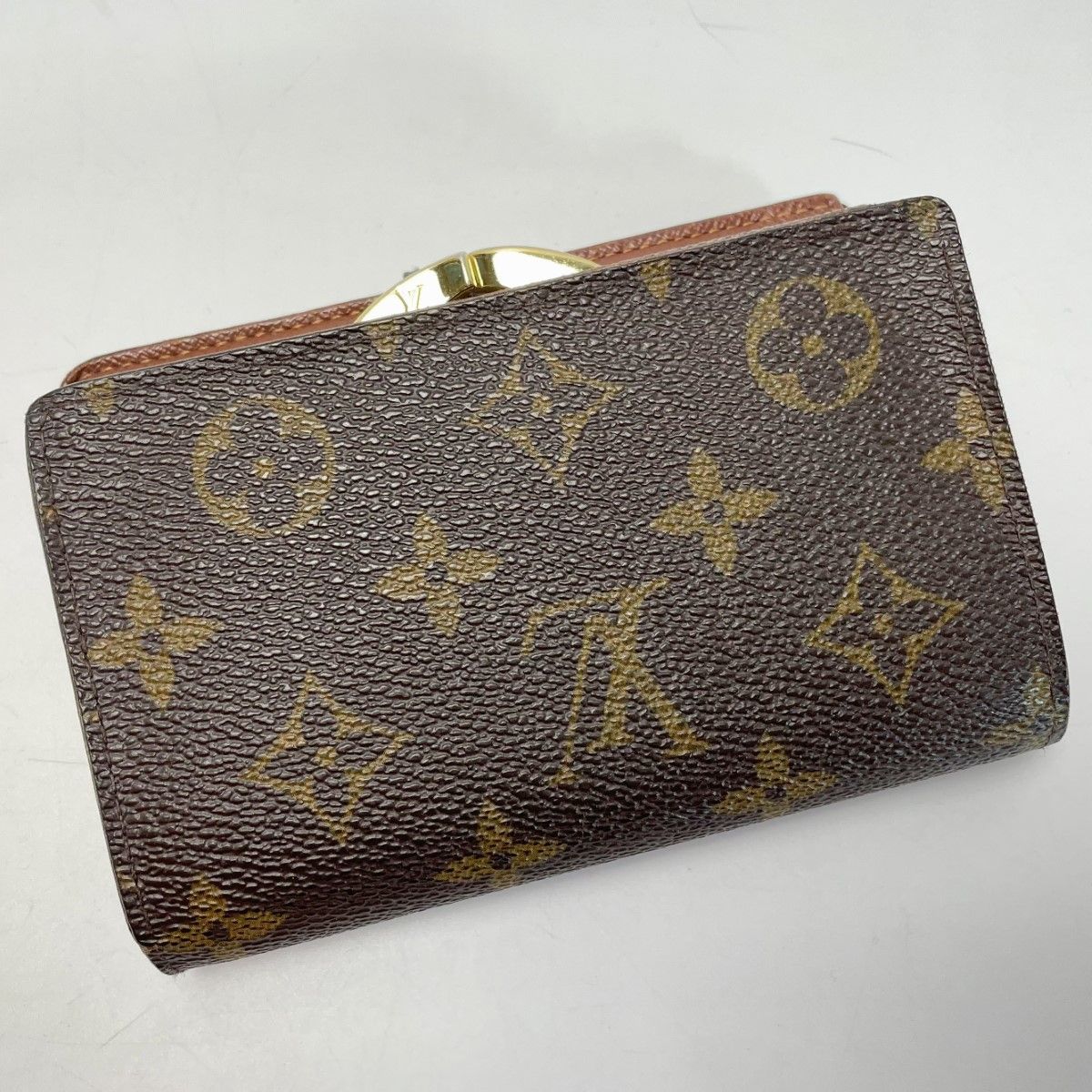 Louis Vuitton Monogram Portefeuille Viennois M61674 Bifold Wallet Leather