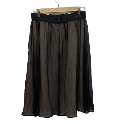 Fendi Long Skirt Size 40 M Women - Black And Beige See-through
