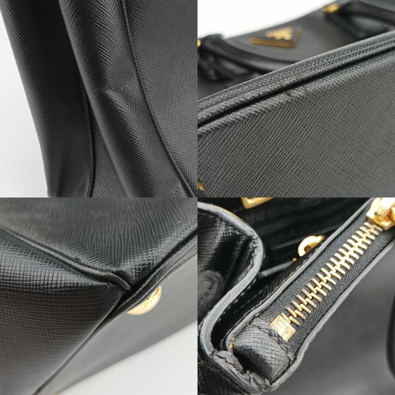 Prada Galleria Black Saffiano Leather Bn17867/a 164