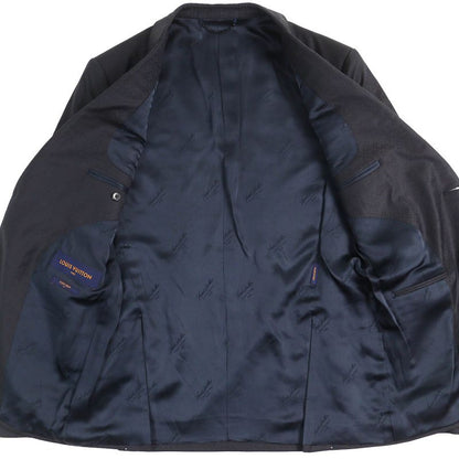 Louis Vuitton 2023 Hofj8w 100% Wool PONT NEUF FIT Allover Peaked Lapel Single