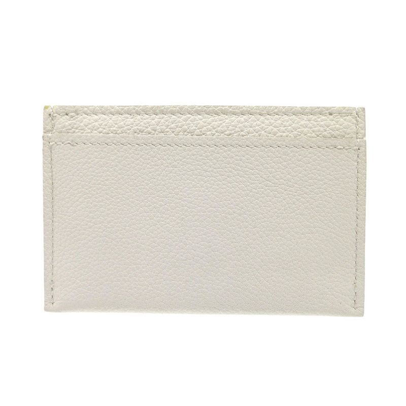 Louis Vuitton Porte Cult Lock Me M68727 Card Case Calf Leather White LV 0371