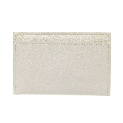 Louis Vuitton Porte Cult Lock Me M68727 Card Case Calf Leather White LV 0371