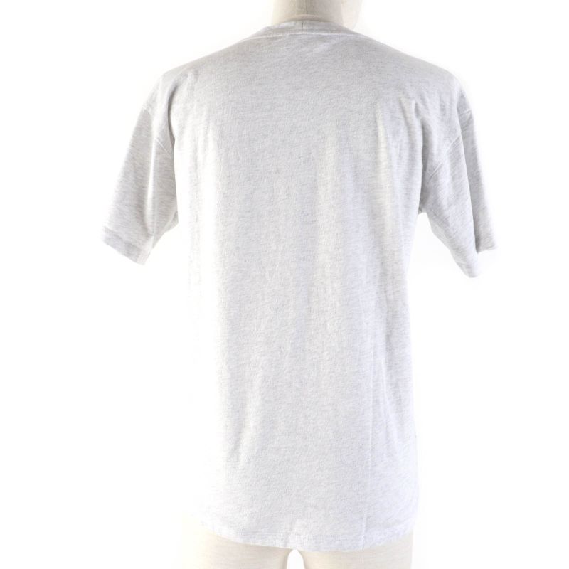 Celine 2x764501f 100% Cotton Logo Print Loose Fit Short Sleeve T-shirt Grey XS
