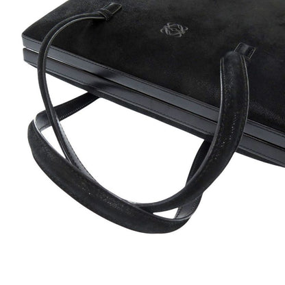 Loewe Vintage Anagram Suede/leather Black Handbag Black 1539 Loewe