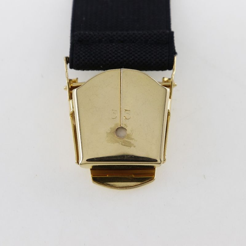 Chanel Armband Clip Logo Rubber And Gold Plated Black Ladies Miscellaneous