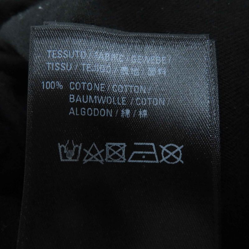 Balenciaga 2020 612964 100% Cotton Campaign Logo Short Sleeve T-shirt Black M