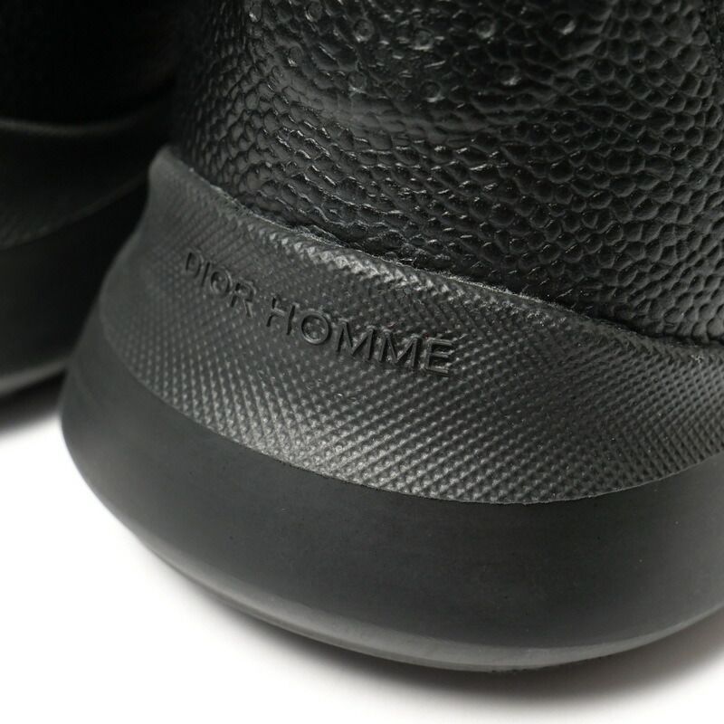 DIOR Sneakers Size 41 High Cut Sneakers Boots Shoes Black Made In Italy