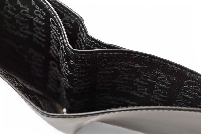 Cartier Wallet Men's Bifold Cartier Fold Wallet Leather Pasha De Cartier Black