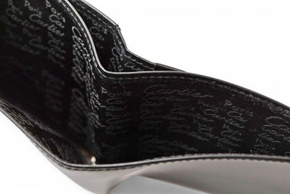 Cartier Wallet Men's Bifold Cartier Fold Wallet Leather Pasha De Cartier Black