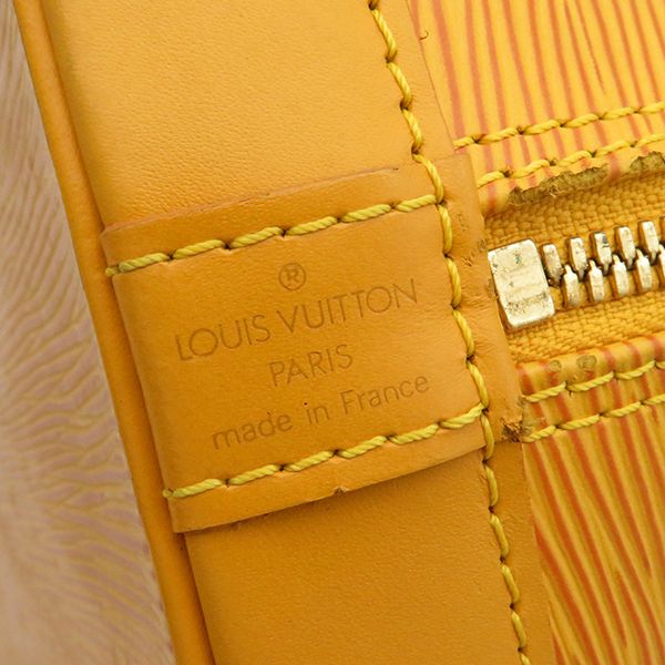 Louis Vuitton 2way Bag Alma Epi Leather Tassili Yellow Gold Hardware Yellow