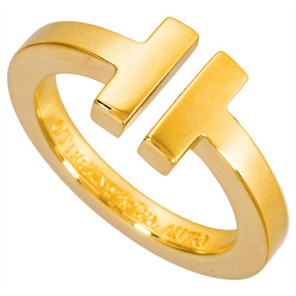 Tiffany & Co Tiffany & Co T Square Ring Ring Approx Size 8 18K Yellow Gold 60 G