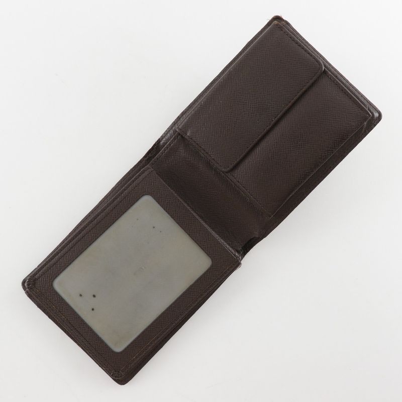 Louis Vuitton Portefeuille Florine N60011 Damier Canvas Brown Ri1186 Men's