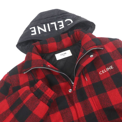 Celine 21AW 2w404018f Lumberjack Buffalo Check Cottoned Blouson Jacket Red
