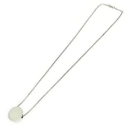 Tiffany & Co Silver 1837 Concave Circle Necklace 11.4g 925 Engraved 363881