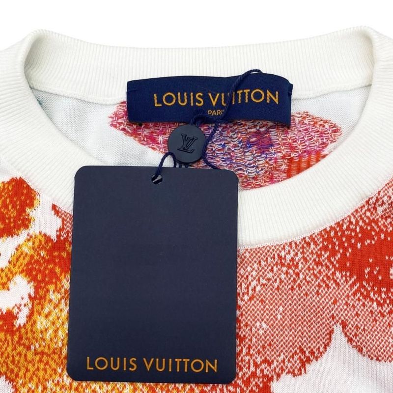 Louis Vuitton Short Sleeve T-Shirt Virgil Abloh Water Color Monogram Rm211v Zlw