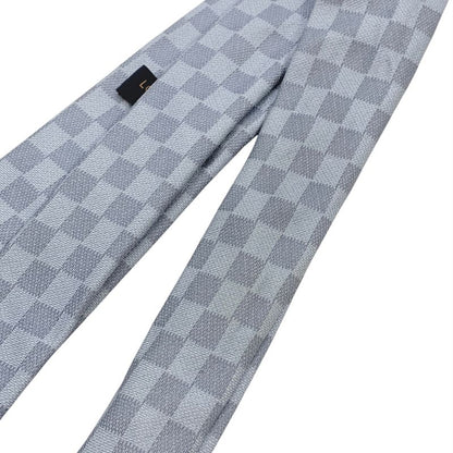 1714 Louis Vuitton Damier Classic Necktie Gentleman Blue Business