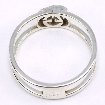 Gucci G Logo Ring Silver 925 Size 10 Ladies 2.0g Ring