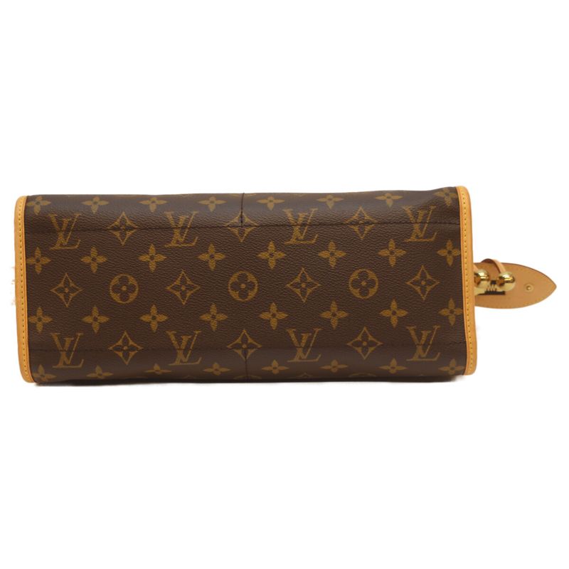 Louis Vuitton 05 M40008 Monogram Popincourtron Shoulder Bag Women Brown