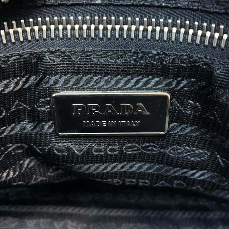 Prada Handbag - Bn1057 Black Leather