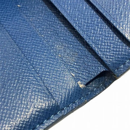 Louis Vuitton Monogram Portefeuille Zoë M63881 Blue Jean Trifold Wallet For