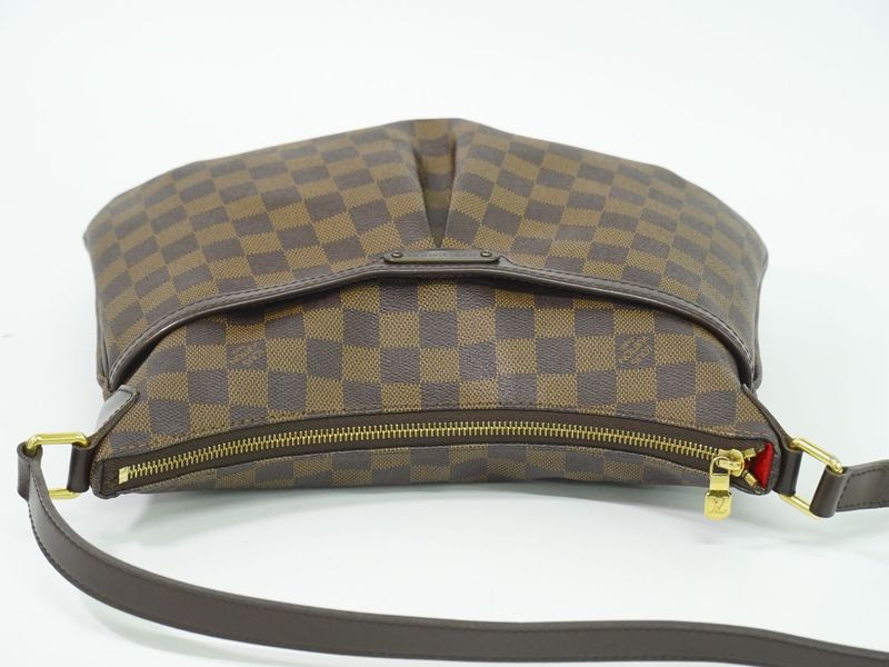 Authentic Louis Vuitton LV Bloomsbury PM Damier Ebène Shoulder Bag Pochette