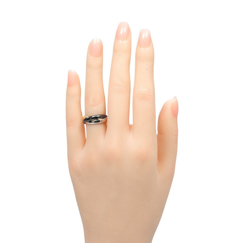 Cartier Trinity 2.8mm (0.11in) Band 18K Yellow Gold X 18K White Gold X Ceramic