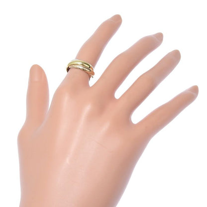 Cartier Trinity 18K Gold (yg×pg×wg) No 10 Ladies 7.0g Ring