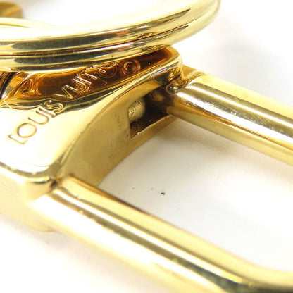 Louis Vuitton Key Holder LV Faceted M65216 Metal Gold Bag Charm Accessories