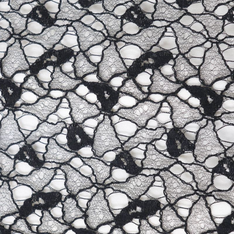 CHANEL P56062 All Lace Knee Length Cami Dress With Coco Mark Hardware Dress